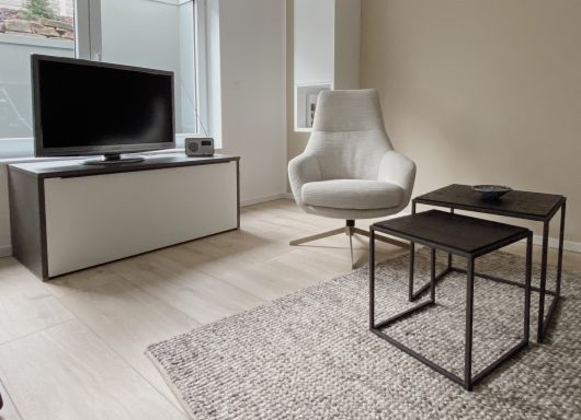 Modernes Wohnzimmer FeWo Brühl