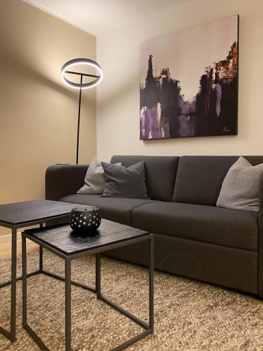 Wohnzimmer Unterkunft nahe Phantasialand